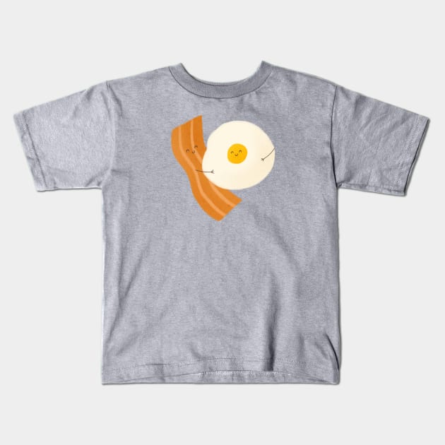 Bae - bacon and egg Kids T-Shirt by summerheart